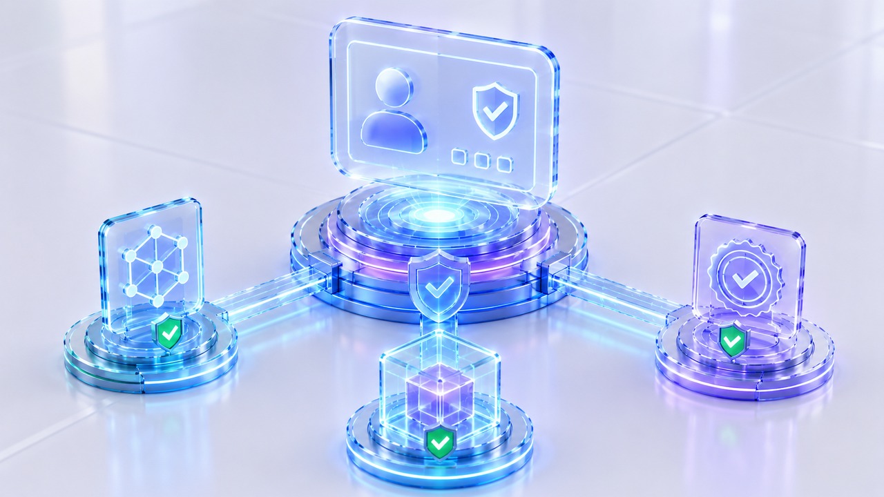 Custom NeuroWikis illustration for AI Identity.